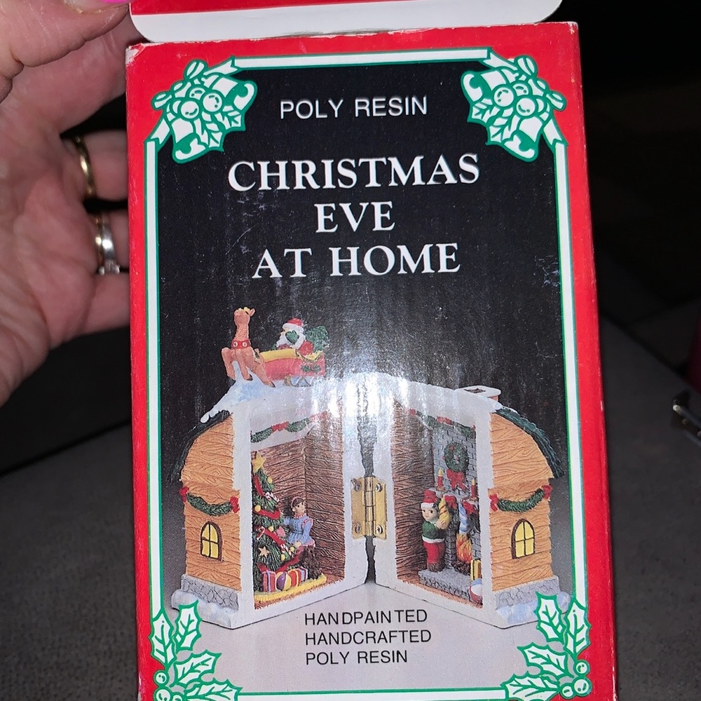 Christmas Eve at Home (J.S.N.Y, 1107) Hand-Painted Holiday Decor